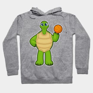 Turtle as Basketball player with Basketball Hoodie